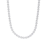Infinity Moissanite 6mm 18" Necklace - 925 Sterling Silver